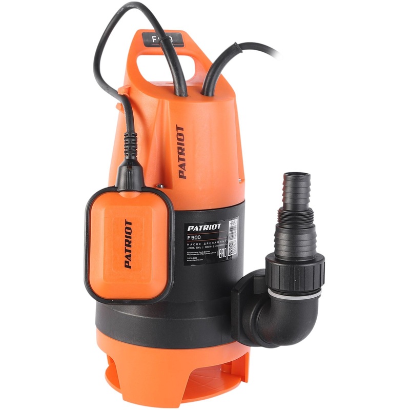 Изображение товара Насос дренажный для грязной воды Patriot F 900 (315302409)