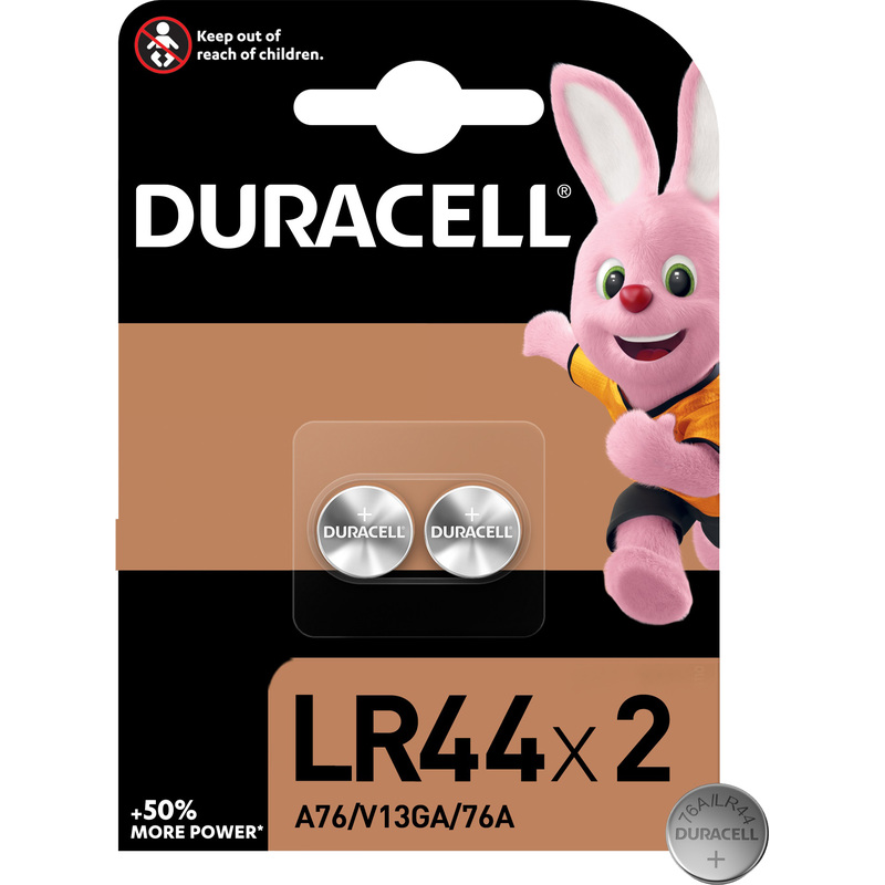 Изображение товара Батарейка LR44 Duracell Specialty (2 штуки в упаковке)
