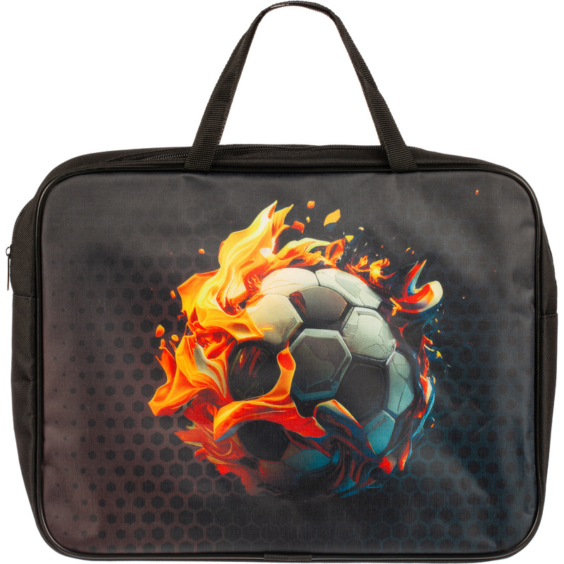 Изображение товара Папка для тетрадей Огненные игры А4 с молнией и ручками