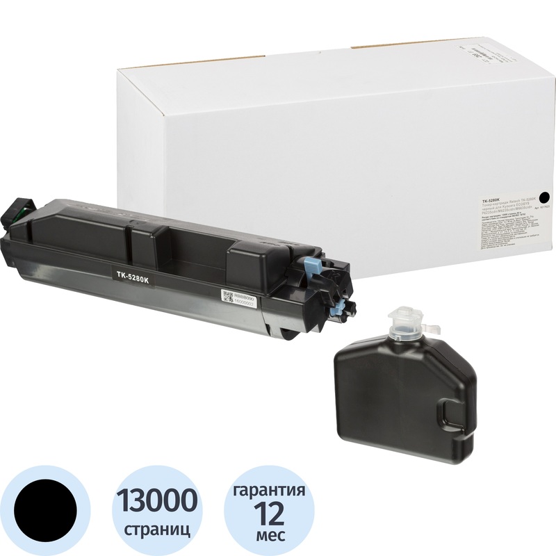Изображение товара Картридж лазерный Retech TK-5280K для Kyocera черный совместимый