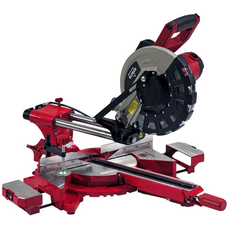 Изображение товара Пила торцовочно-усовочная Elitech ДМПТ825К 1800Вт диском 255мм