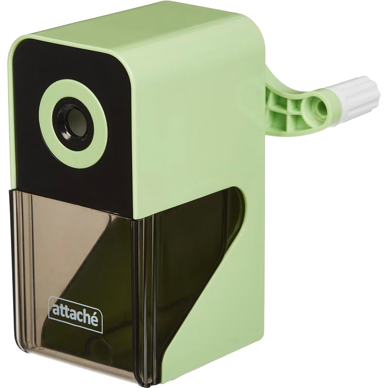 Изображение товара Механическая точилка для карандашей Attache Bright Colours зеленая