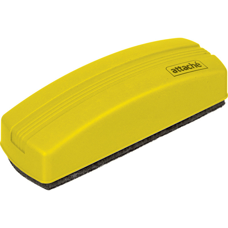 Изображение товара Губка-стиратель магнитная для досок Attache желтая 160x55x45 мм