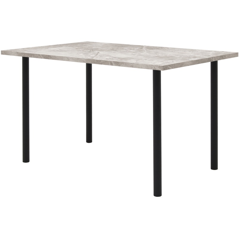 Изображение товара Обеденный стол Статус с светлым сланцем 1200х800 мм прямоугольный