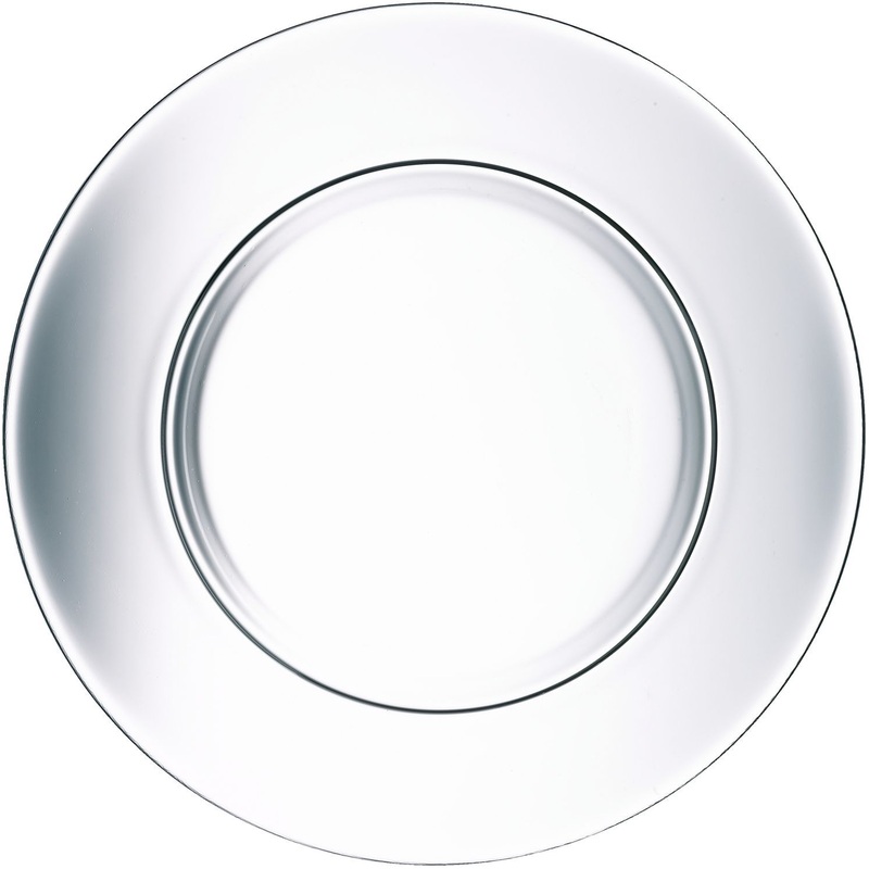 Изображение товара Тарелка обеденная ОСЗ Симпатия стекло 20.8 см прозрачная (30 штук в упаковке)