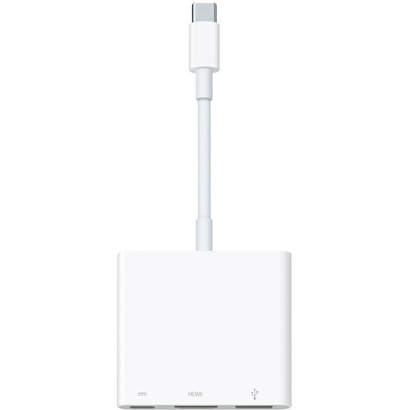 Изображение товара Переходник Apple USB-C Digital AV Multiport Adapter HDMI USB A разъемы белый