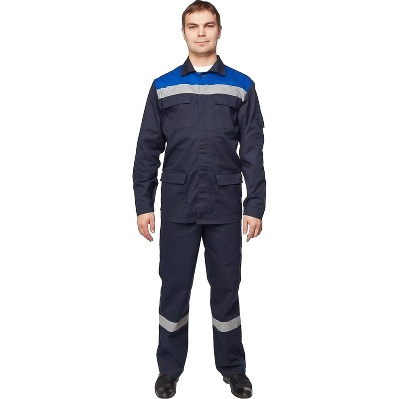 Изображение товара Рабочий летний мужской костюм из саржи с защитными свойствами 48-50