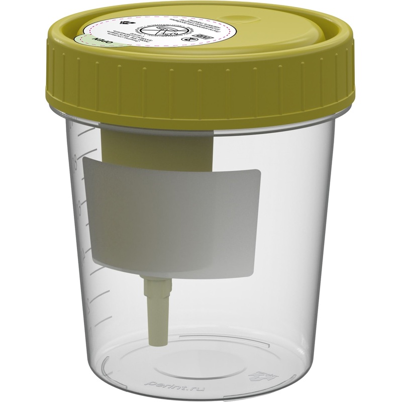 Изображение товара Контейнер для сбора биоматериалов Перинт стерильный 120 мл с держателем