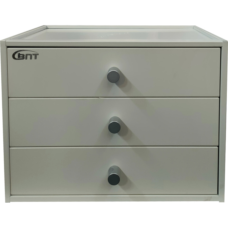 Изображение товара Органайзер настольный серый 2 ящика 325х250х241 мм