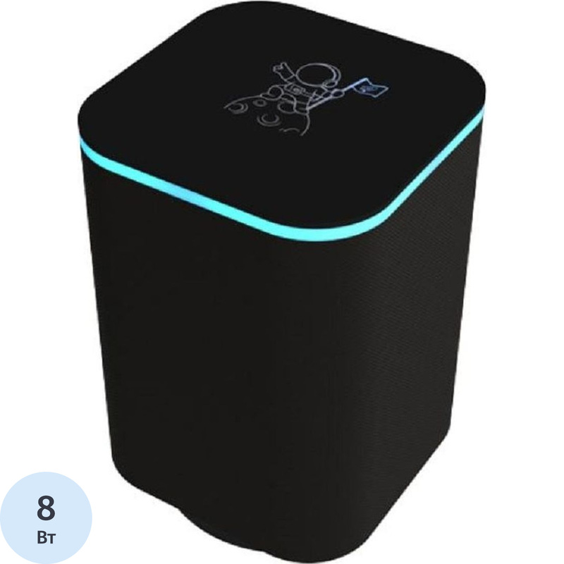 Изображение товара Портативная акустика Ritmix SP-340B чёрная с подсветкой (80003103)