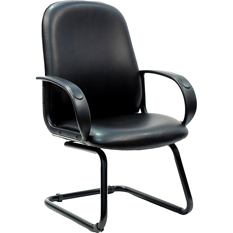 Изображение товара Chairman 279V Конференц кресло черное из искусственной кожи с металлокаркасом