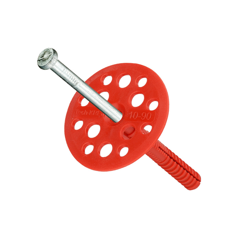 Изображение товара Дюбель тарельчатый Tech-Krep 10х90 мм для теплоизоляции 50 шт