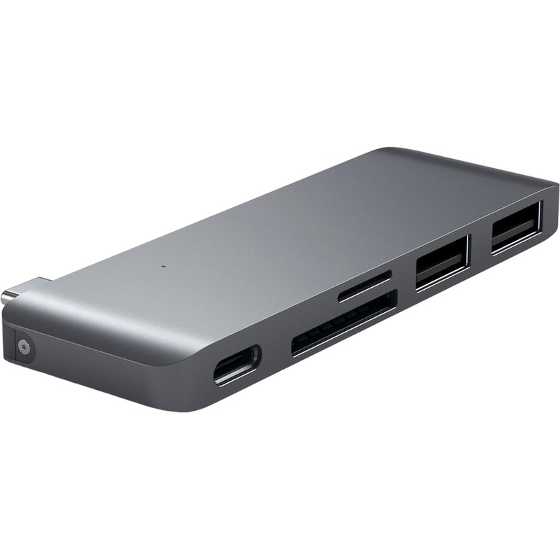 Изображение товара Разветвитель USB Satechi 3-порта с кардридером серый для ПК и ноутбука Изображение товара Разветвитель USB Satechi 3-порта с кардридером серый для ПК и ноутбука