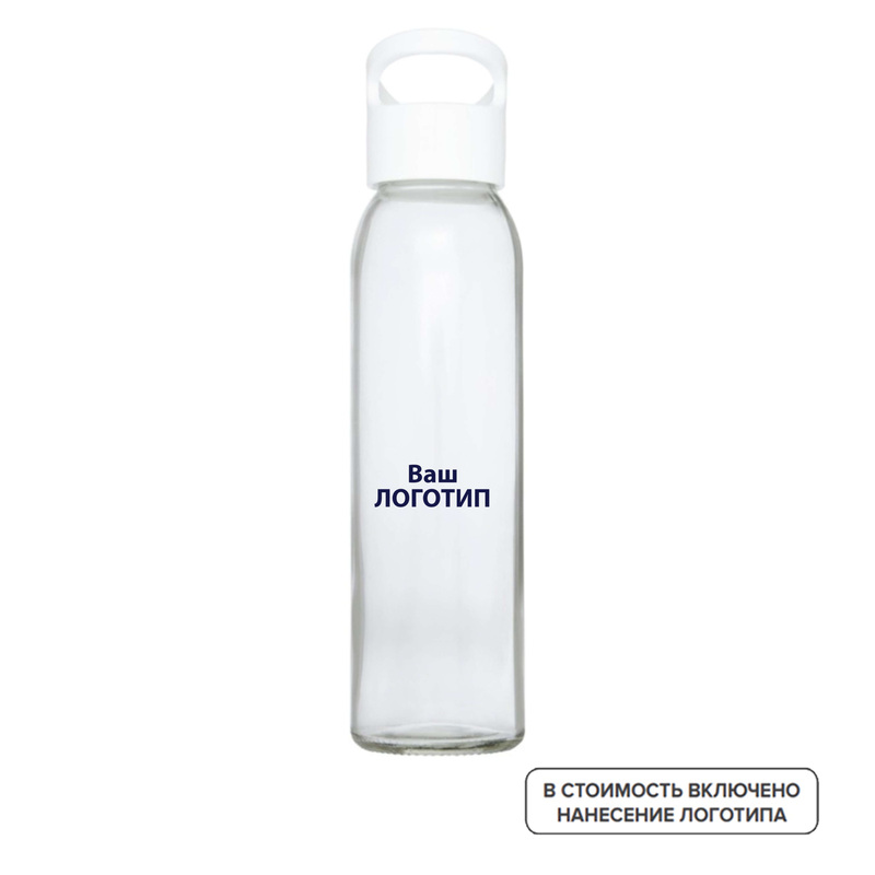 Изображение товара Стеклянная бутылка Sky 500 мл с индивидуальной печатью, минимальный заказ 36 штук