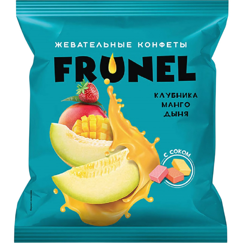 Изображение товара Конфеты жевательные Frunel манго/дыня/клубника 500 г