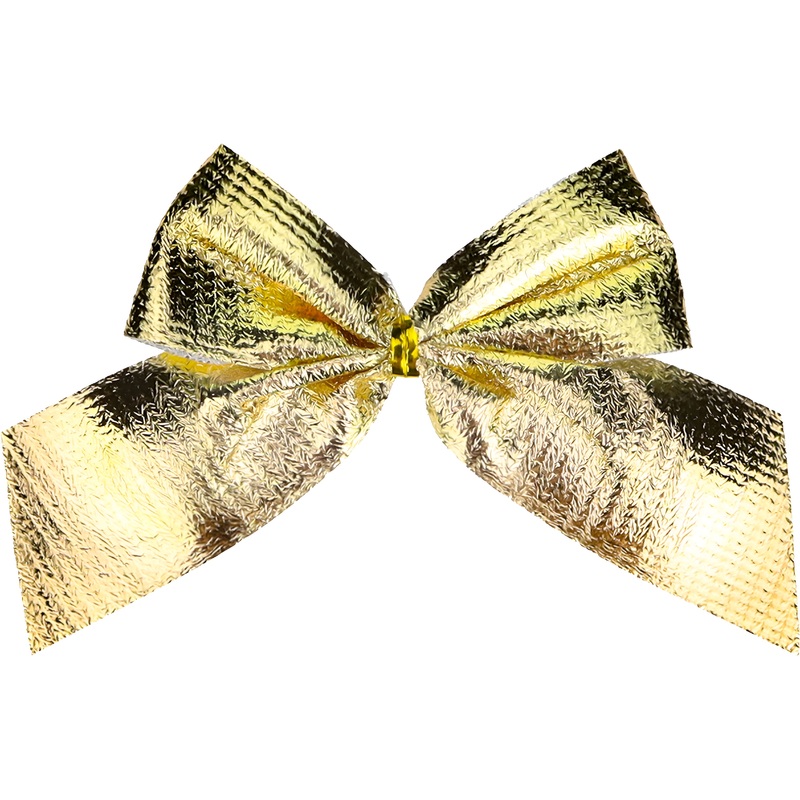 Изображение товара Набор новогодних бантов Miland 6 см золотистый 6 шт для елки и декора