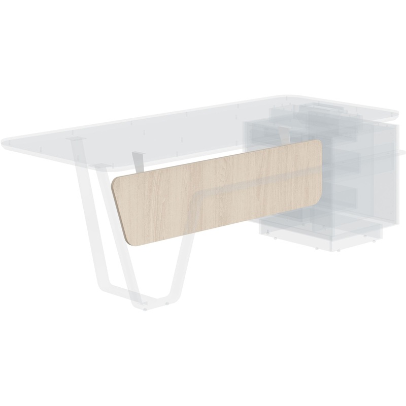 Изображение товара Панель фронтальная для стола (дуб светлый/белый премиум, 1413х19х340 мм)