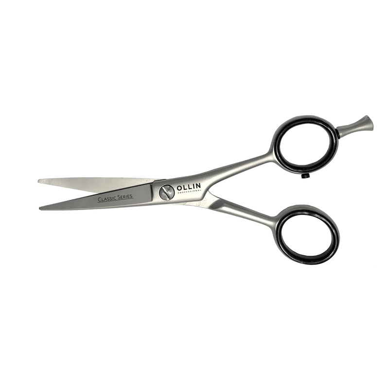 Изображение товара Ножницы Ollin Professional Classic Series парикмахерские прямые 5 дюймов