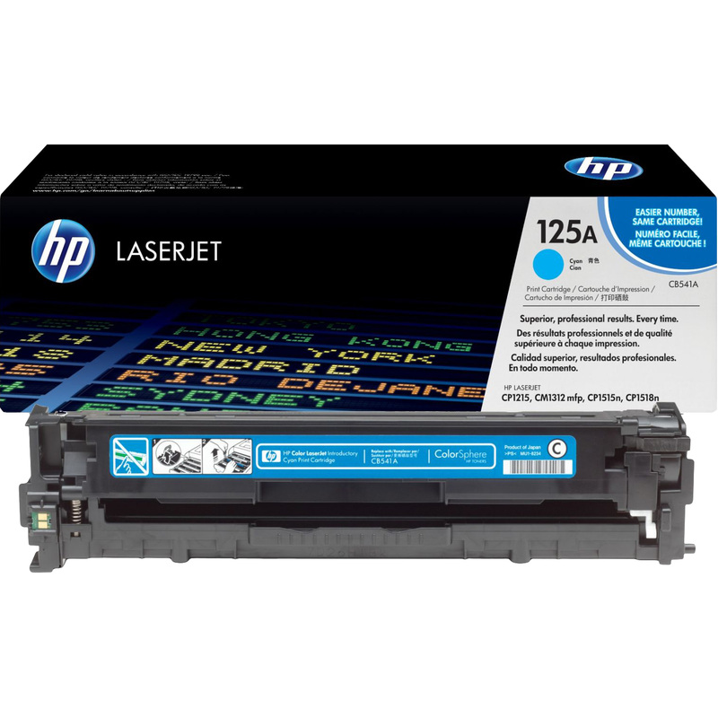 Изображение товара Оригинальный лазерный картридж HP 125A CB541A голубой для Color LaserJet