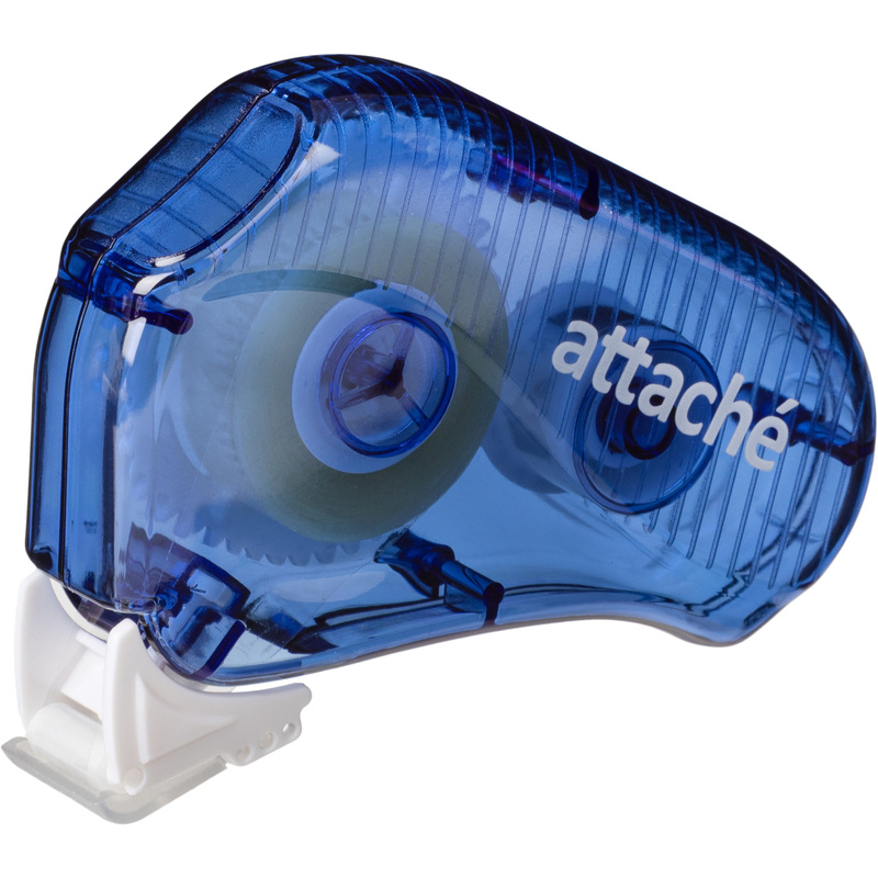 Изображение товара Клей-роллер ленточный Attache 8 мм х 8 м синий для бумаги и картона