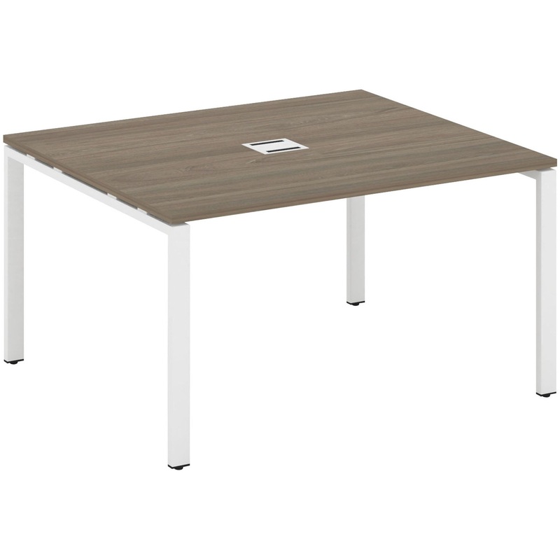 Изображение товара Стол для переговоров SN-6P.SPRG-034 вяз благородный/белый 1580х1180х750 мм