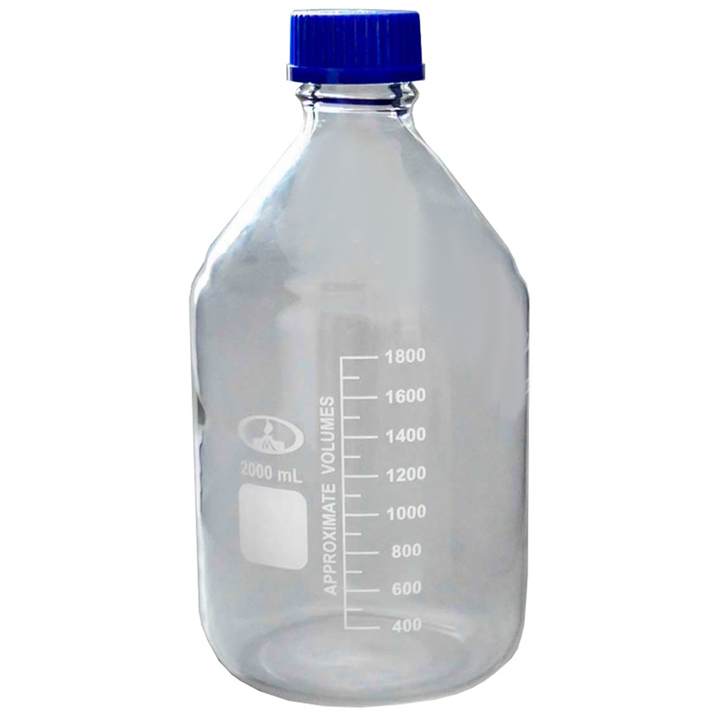 Изображение товара Банка Гритмед светлое стекло 2 л с делениями для хранения химреактивов