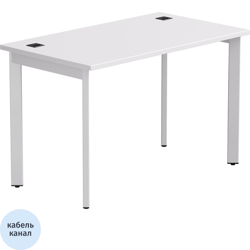 Изображение товара Стол прямой EVO 254S002W39003 белый 1180х670х755 мм для офиса и дома