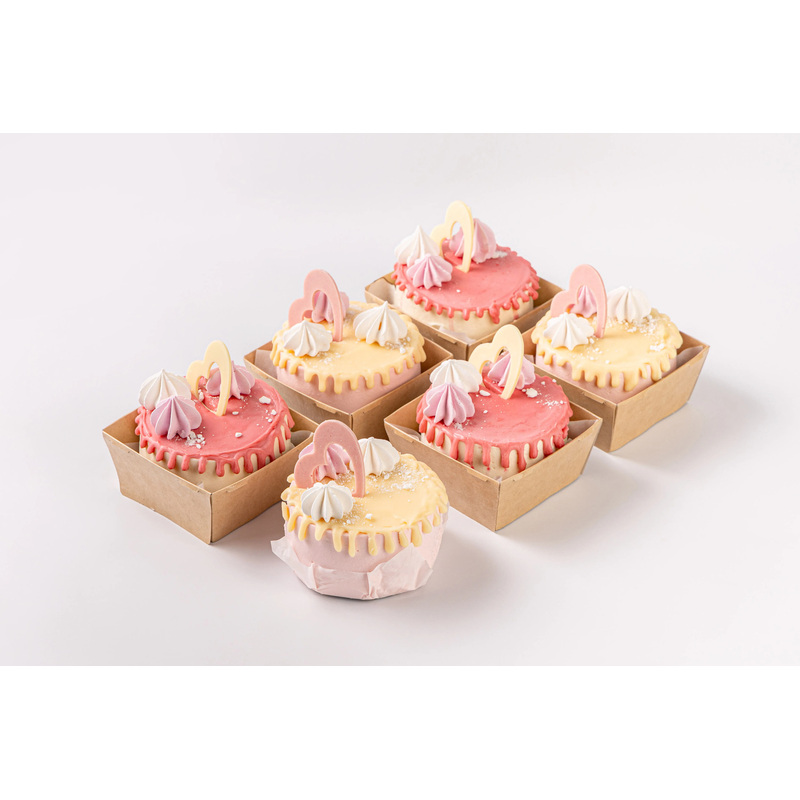 Изображение товара Набор мини тортиков Сердечки 1.7 кг для сладкого признания