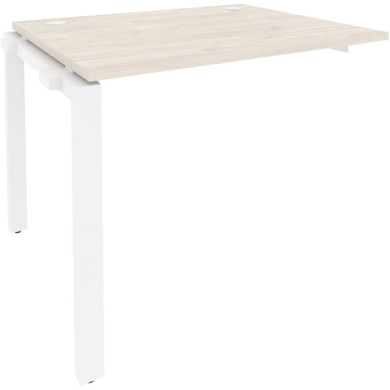 Изображение товара Элемент рабочей станции Onix-П O.MP-1.NRS-1.8, белый с денвер светлым, 980x800x750 мм