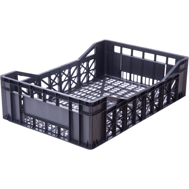 Изображение товара Ящик универсальный из ПНД 600х400х165 мм черный