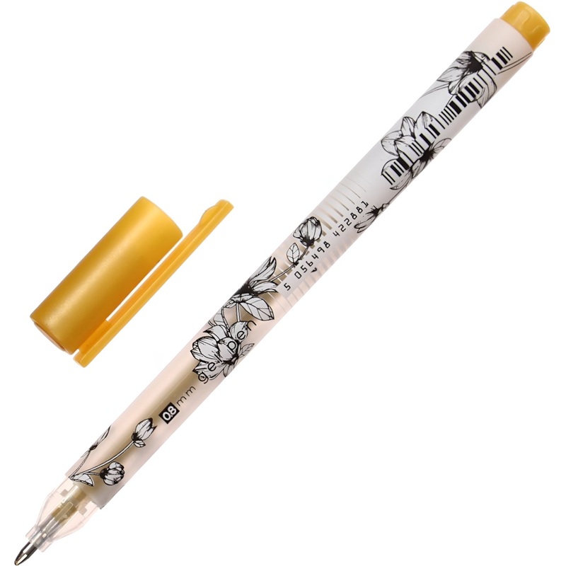 Изображение товара Гелевая ручка Sketch&Art Uni Write.Gold золотистая, толщина 0.8 мм, сменный стержень