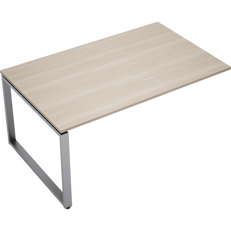Изображение товара Элемент стола для переговоров Avance 6МПК-О.603 шамони светлый/алюминий 1400х1000х750 мм