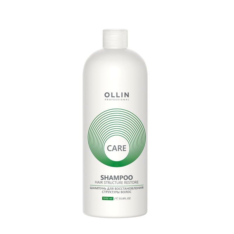 Изображение товара Ollin Professional Care Шампунь для тонких поврежденных волос 1л восстановление
