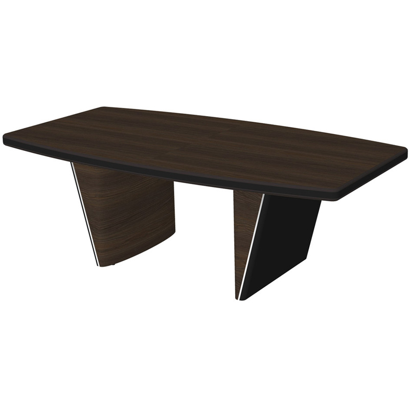 Изображение товара Стол для переговоров New.Tone Nt-220 орех ондо/черный 2200х1100х740 мм