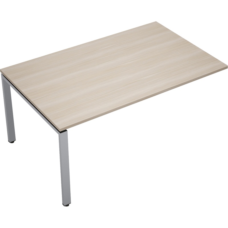 Изображение товара Элемент стола для переговоров Avance 6МПК.602 шамони светлый/алюминий матовый 1200x1000 мм