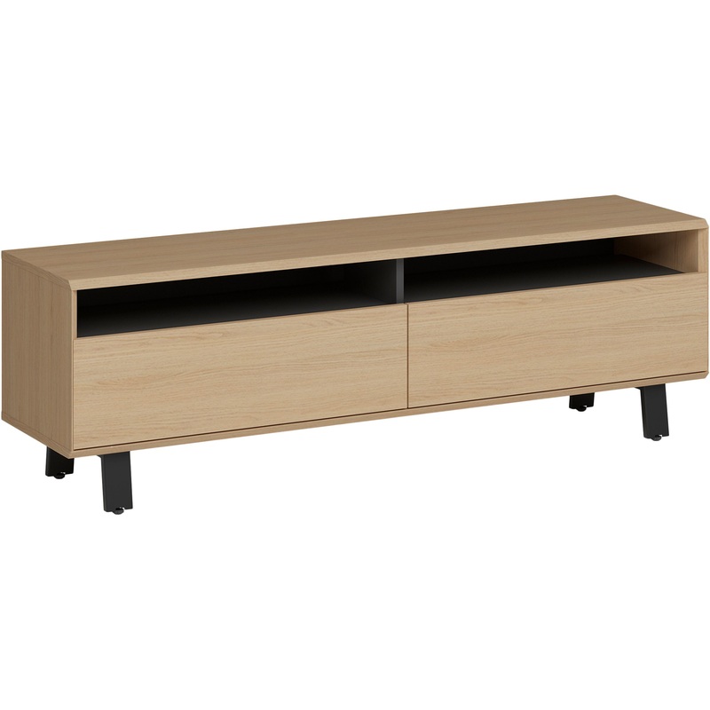 Изображение товара Тумба под ТВ Avizo Easy to lead 145T003 дуб парма/графит 1570х400х500 мм 2 ящика