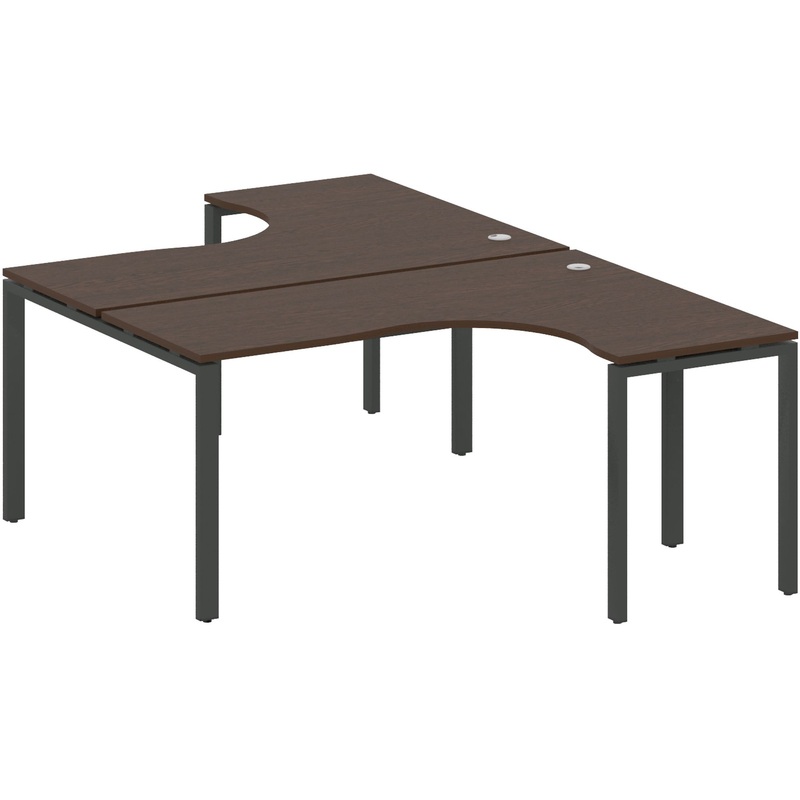 Изображение товара Рабочая станция Metal System Style БП.РАС-СА-2.4 (венге цаво/антрацит, 1600x2435х750 мм)