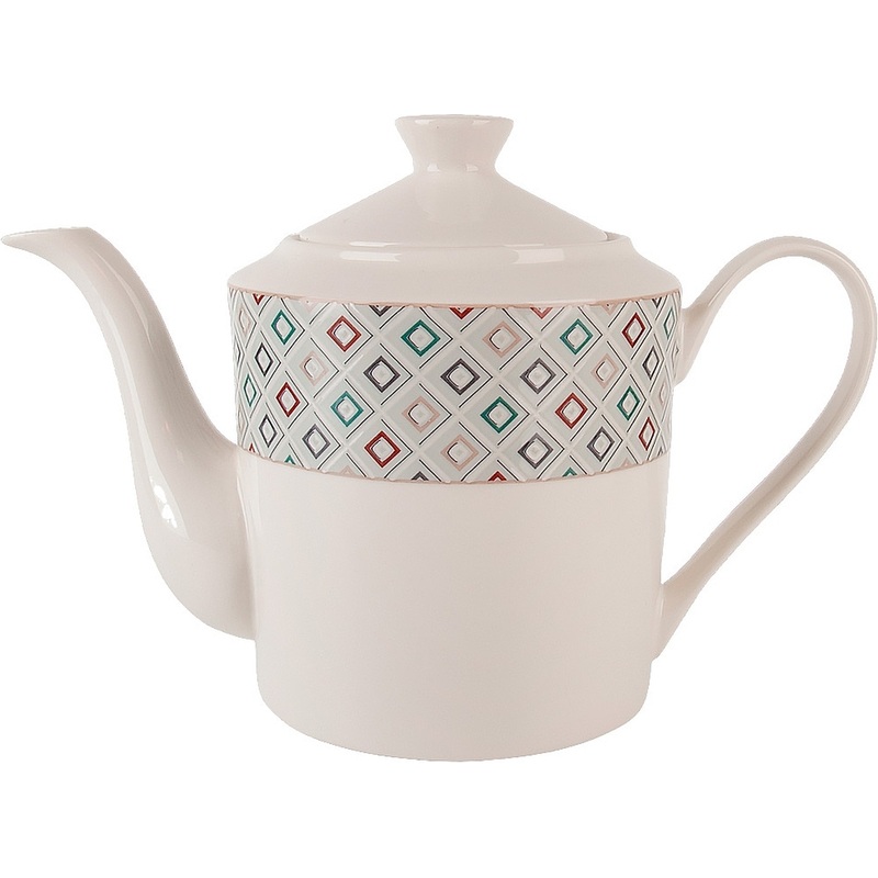 Изображение товара Заварочный чайник Nouvelle Home Norwich 1.1 л фарфор геометрика стиль Англия украшение