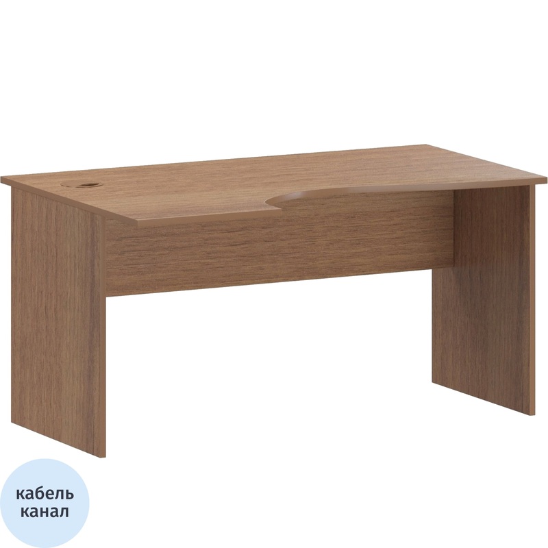 Изображение товара Эргономичный стол Арго А-200 левый с кабель-каналом