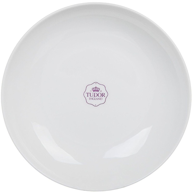 Изображение товара Уценка. Тарелка обеденная Tudor England фарфор 25.5 см белая (6 штук в упаковке)