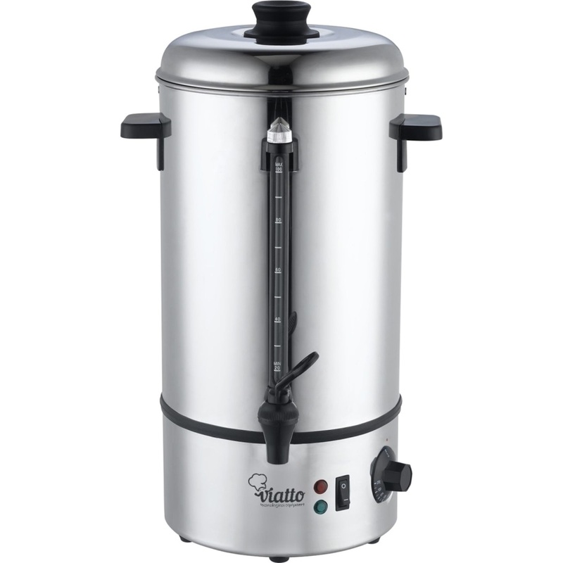 Изображение товара Уценка. Кипятильник наливной Viatto VA-WB10SS серебристый 10 литров 1800 Вт (157825). уц_тех