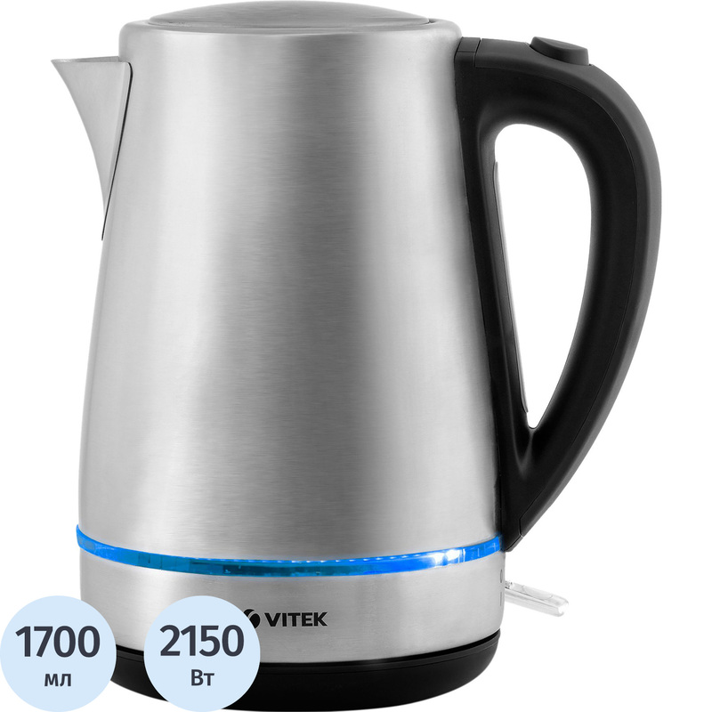 Изображение товара Электрический чайник Vitek VT-7096 серебристый