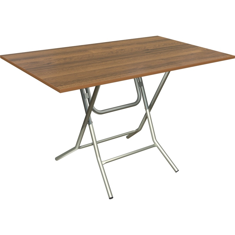 Изображение товара Обеденный складной стол Ривьера 1200х700 мм ночче эко металлик