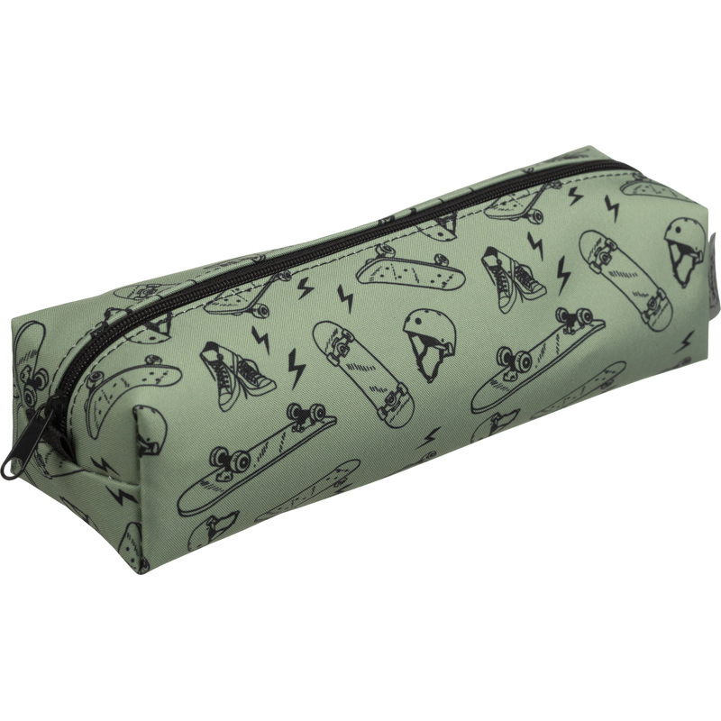 Изображение товара Пенал-косметичка Комус Класс Скейт серый для школы