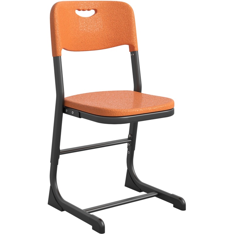 Изображение товара Ученический регулируемый стул Комус Мебель оранжевый антрацит металл пластик