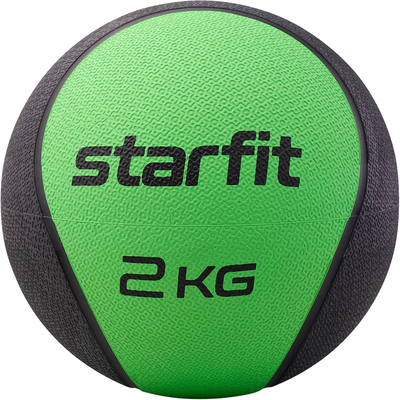 Изображение товара Медбол Starfit GB-702 2 кг зеленый (высокая плотность)