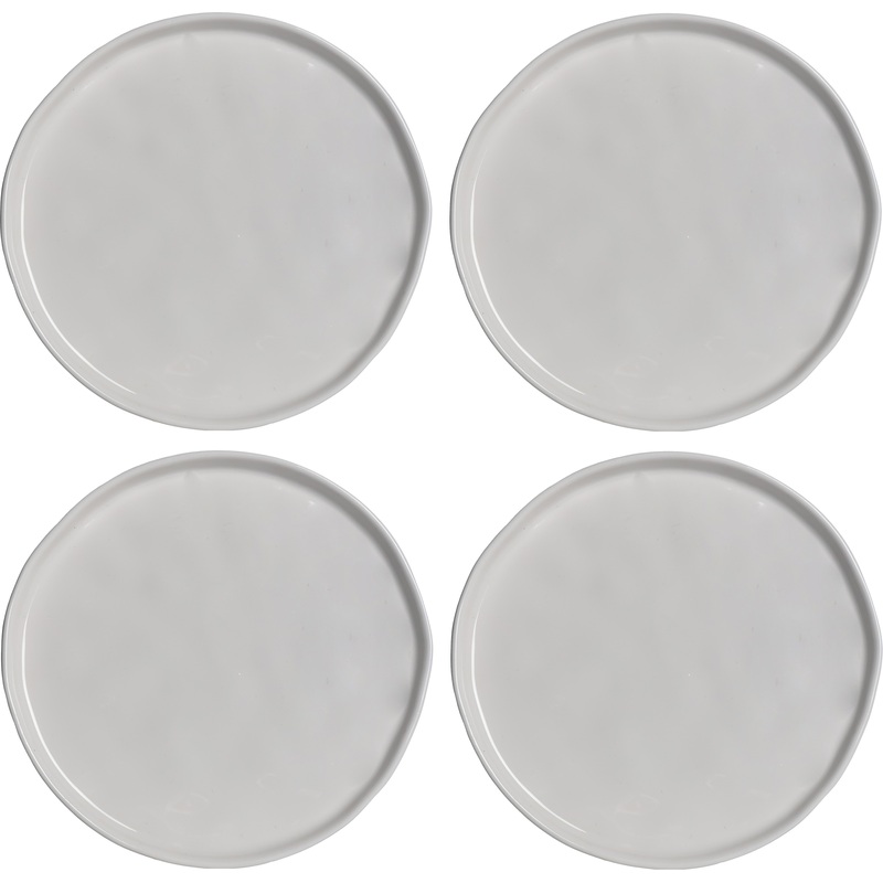 Изображение товара Набор тарелок на 4 персоны Samold Gerda керамика диаметр 270 мм белый