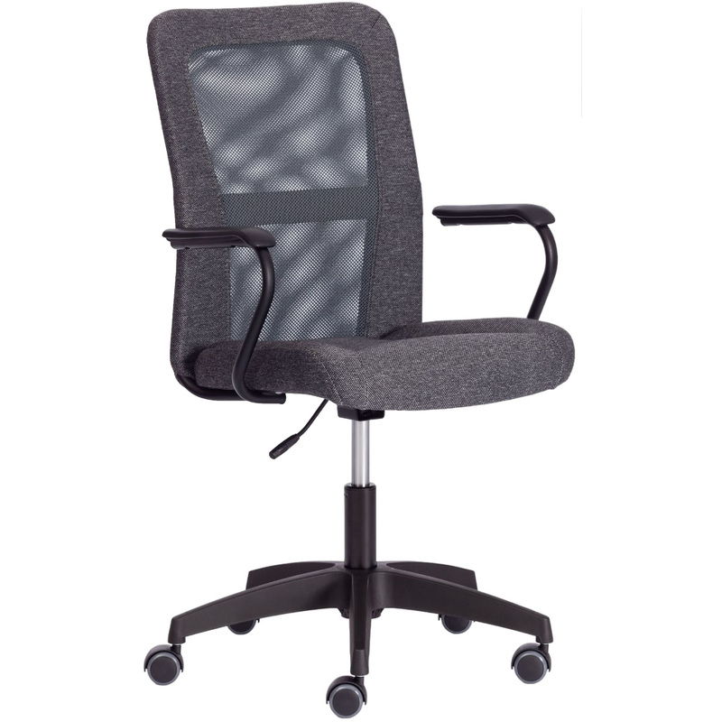 Изображение товара Офисное кресло Easy Chair 308 серое с сетчатой обивкой и регулируемой высотой