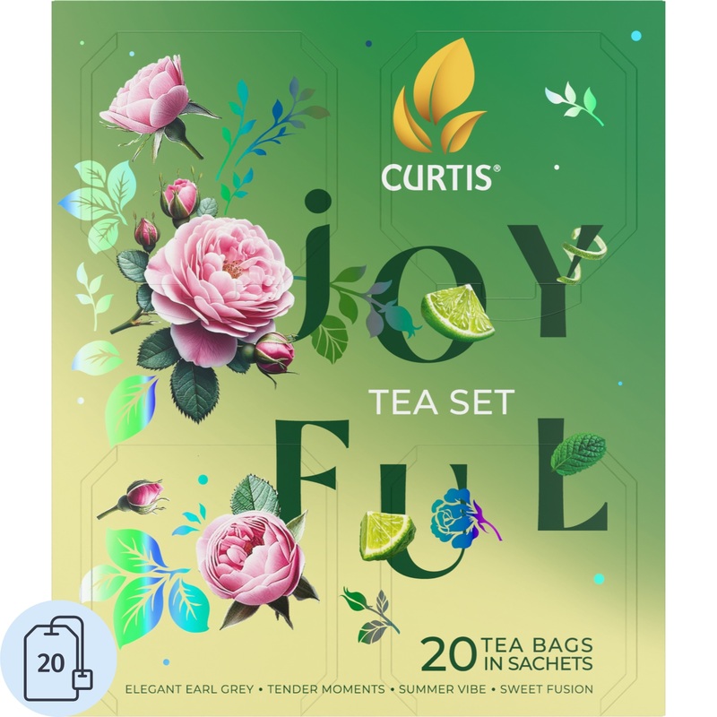 Изображение товара Чай ассорти Curtis Joyful Tea Set 20 пакетиков