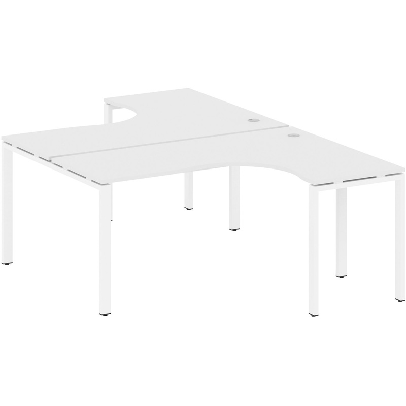 Изображение товара Рабочая станция Metal System Style БП.РАС-СА-2.4 белая 1600x2435x750 мм